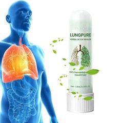 Plant Cleanse Lung Inhaler 1.8ml, Safe Relaxing Nose Cleaning For Breathing