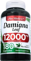 FITO MEDIC’S Lab | Damiana Leaf |180 Capsules| Damiana Capsules, Free Shipping