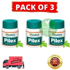 3 x Himalaya Pilex 180 Tabs Pure Herbal Exp 2028