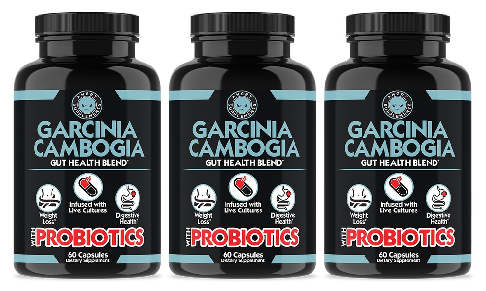 Gut Health & Wellness Blend w/ Garcinia Cambogia with Probiotics 3-Pack