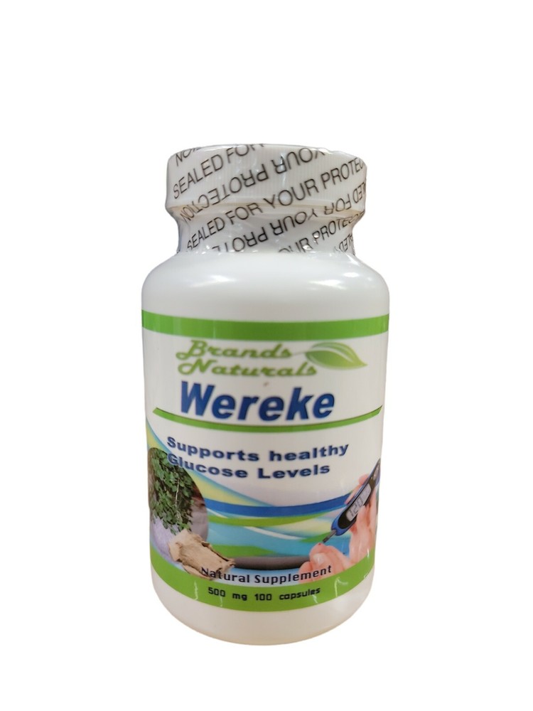 New Brands Naturals Wereke Apoya el nivel de glucosa saludable 500mg 100 Caps
