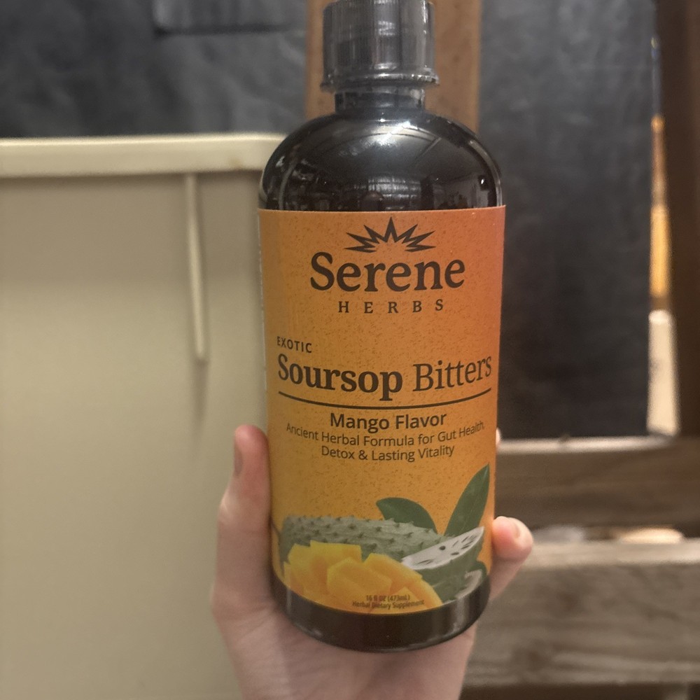 serene herbs soursop bitters mango 16fl Oz New Exp 4/2028
