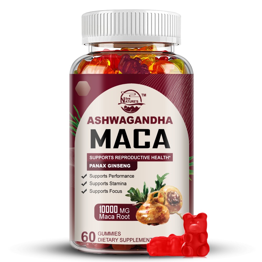 MACA Male Enhancement Bigger Thicker Stronger Sex Pills Boost for man 60 Gummies