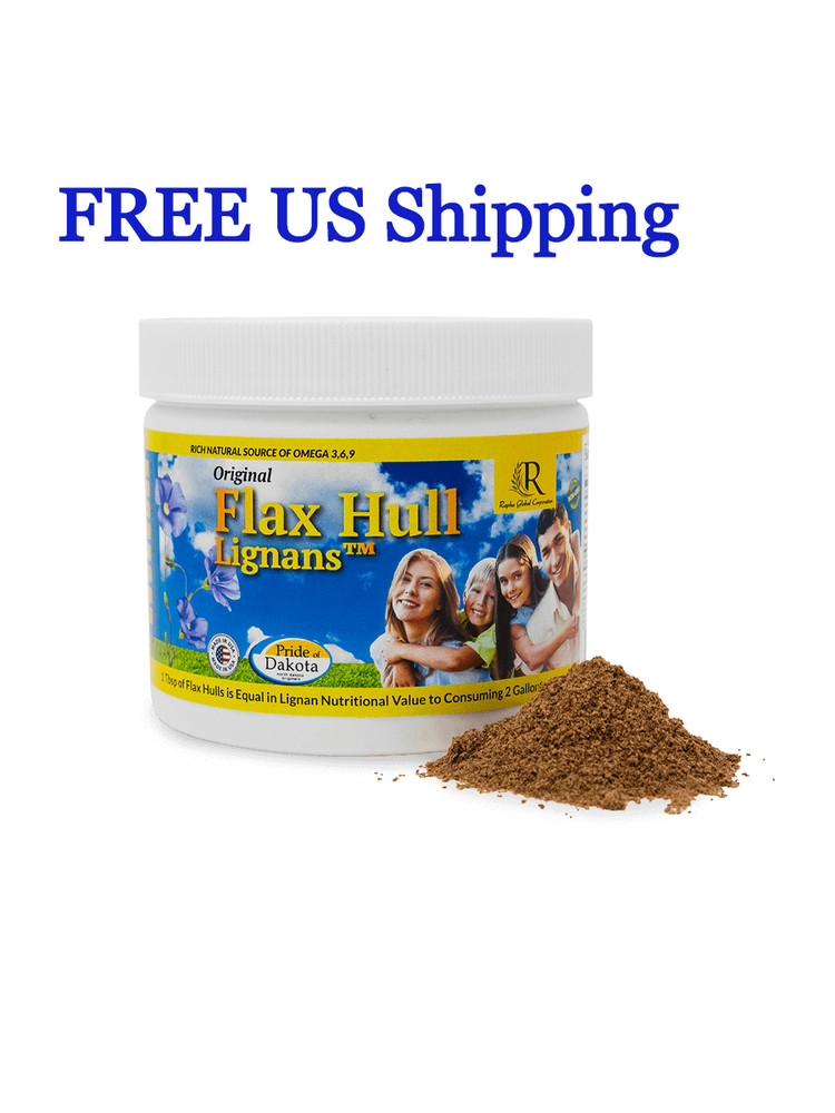 ORIGINAL : Flax Hull Lignans / 5oz Powder from Organic Flax.