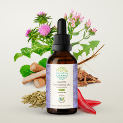 HerbEra Appetite Stimulating Mix Alcohol-FREE Tincture. Appetite Restore