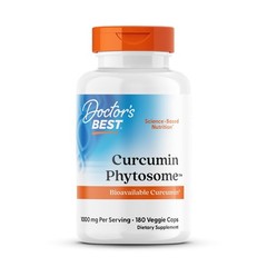 Doctors Best Curcumin Phytosome Supplement 180 Count (Pack of 1), No Color