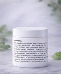 Organic Joint and Muscle Rub Balm | Herbal Massage Comfort | Essential Oil Blend