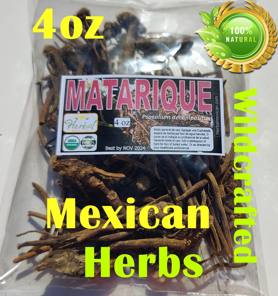 Matarique te/Tea, 4oz Raiz de Matarique Psacalium decompositum wildcrafted !!!