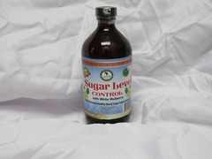 African Indian Herbs Sugar Level Control 160z liquid bottle with white mulberry