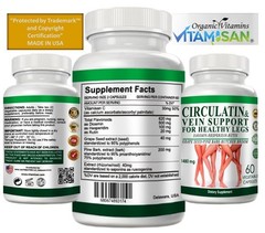 Blood Circulation & Vein Support | Blood Flow, Artery Health, Leg Vein Support