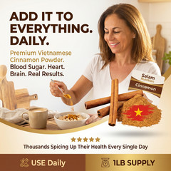 CINNAMON POWDER – Natural Heart Health Blood Sugar Balance Anti-Inflammatory 1lb