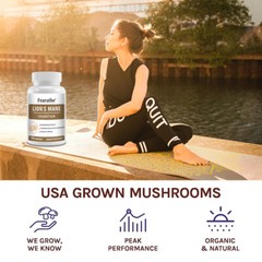 Lions Mane Mushroom extract capsules for Brain Support and Immune Health