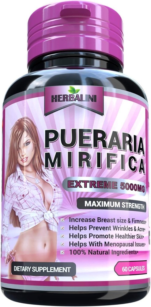 Max Strength Pueraria Mirifica 5000mg – Breast and Butt Booster Bust Enlargement