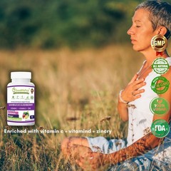 7 in 1 Elderberry with Zinc Echinacea, Vitamin C & D Ginger & Amla 90 Capsules