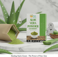 Aloe Vera Powder for Hair Growth, Skincare, Haircare, Moisturizing, and Soothing