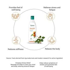 1 X 200ML Himalaya HERBAL Stress Relief Massage Oil Buy 2 Get 1 Free