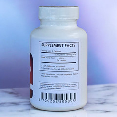 Black Maca Root Capsules – Organic