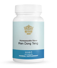 1115C Ren Dong Teng, Honeysuckle Stem (Raw), 100 Capsules/bottle, 2 Bottles