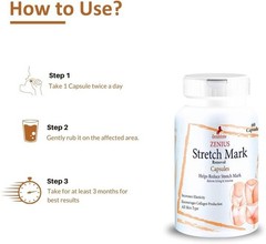 Stretch Mark Removal Capsule For Pregnancy | Reduce Stretch Marks & Scars 60 Cap