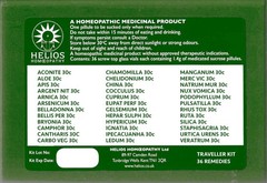36 Homeopathic Remedy Travel Kit 36 Count (Pack of 1)