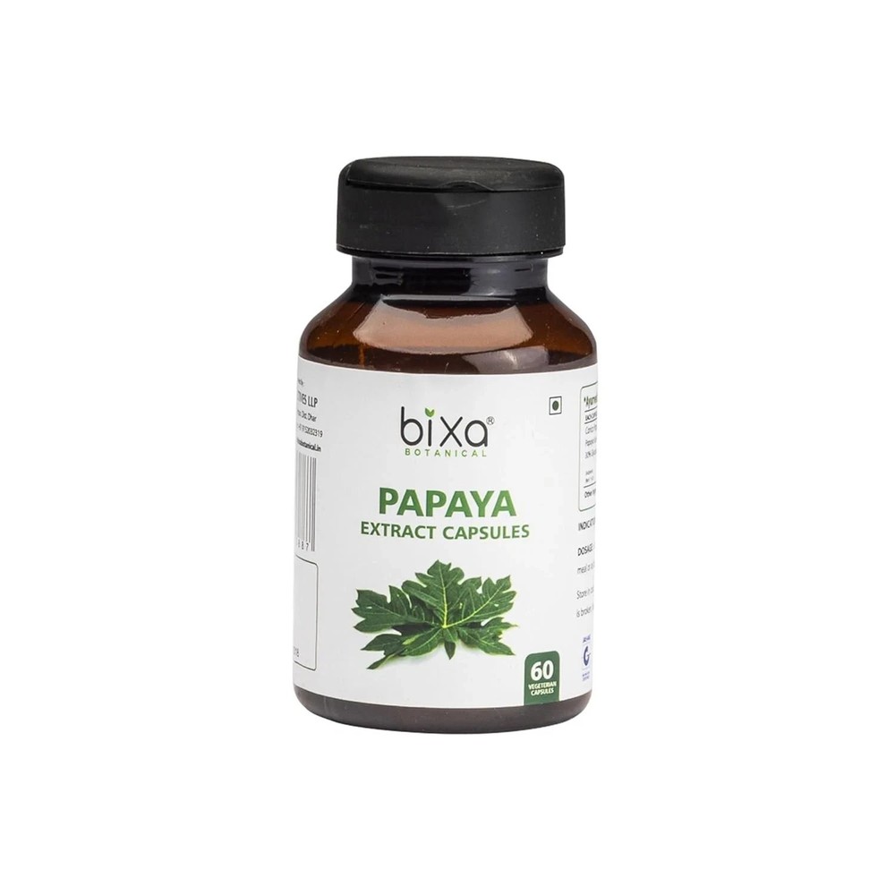 Bixa Botanical Papaya Extract Capsules, 60 Capsules g283