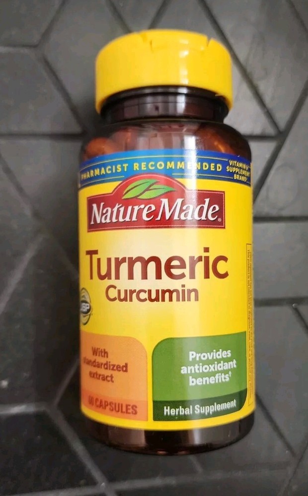 Nature Made Turmeric Curcumin 60 Capsules Exp 05/2027
