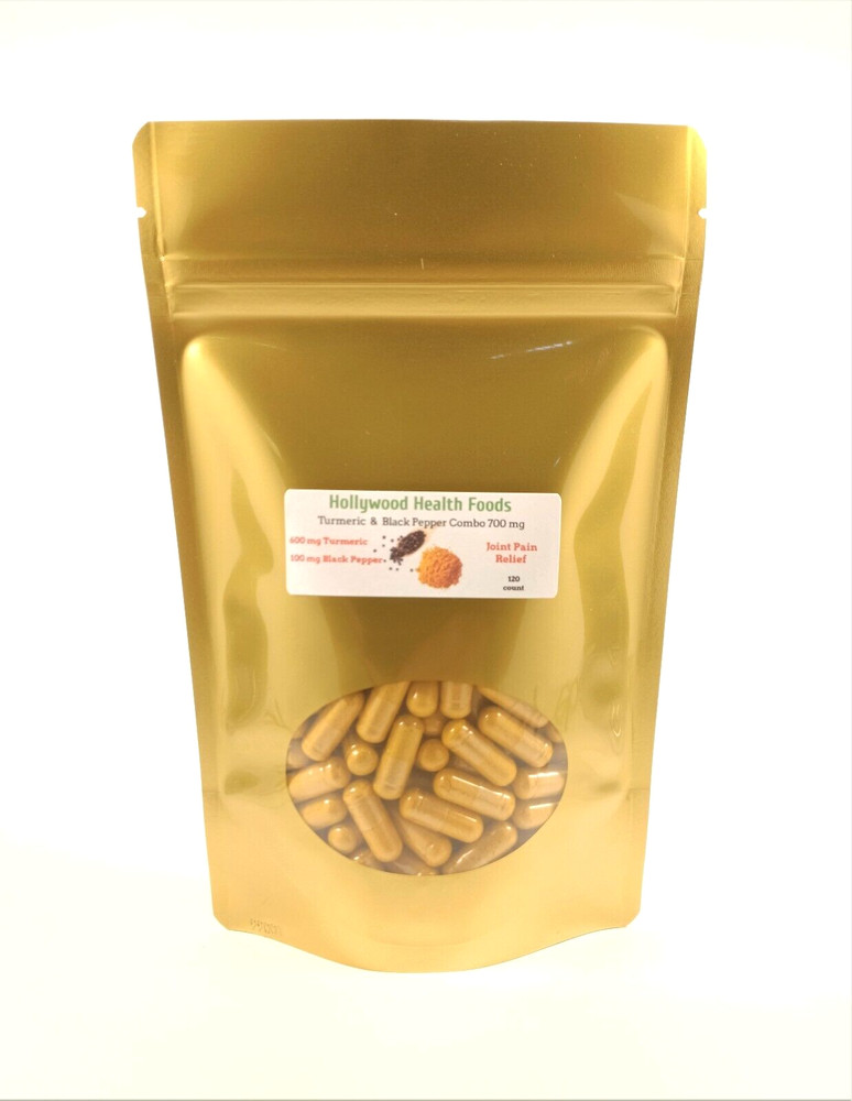 Turmeric Black Pepper Arthritis Pain Relief 120 Capsule 700 mg Digestion Health