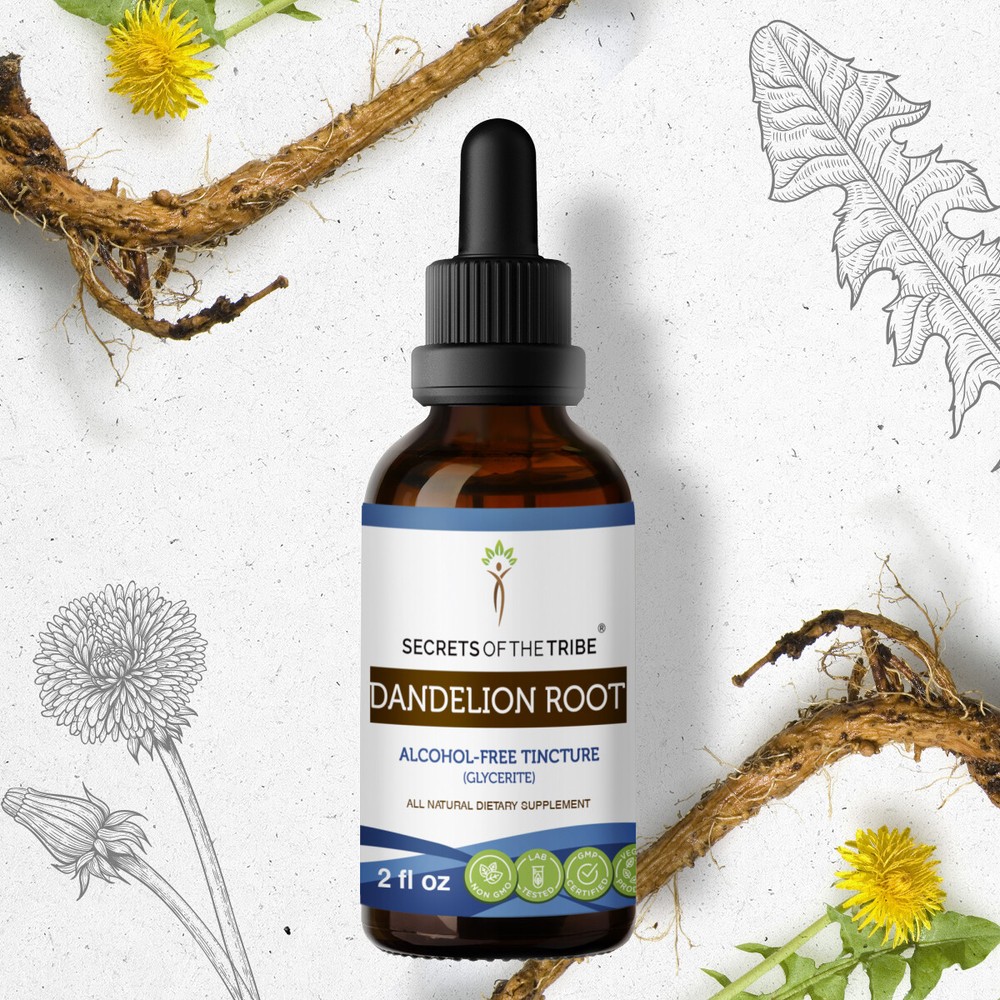 Secrets Of The Tribe Dandelion Root Tincture Alcohol-FREE