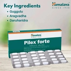 Himalaya Pilex Forte Tablets – 5 Boxes | Herbal Piles Support | Exp 07/2027