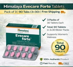 Himalaya Evecare Forte Ayurvedic 300 Tabs (10×30) Women’s Wellness Exp 2028 F/S.