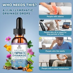 Lymphatic Drainage Supplements Drops Organic Lymphatic Support Liquid Drops …