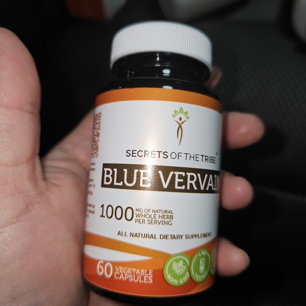 Secrets Of The Tribe Blue Vervain Capsules, 500 mg