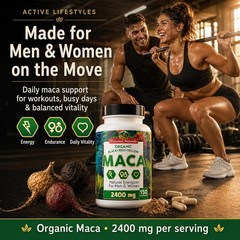 2 Organic Black Red Yellow Maca Root Capsules 300 for Women & Men 800mg – Peru