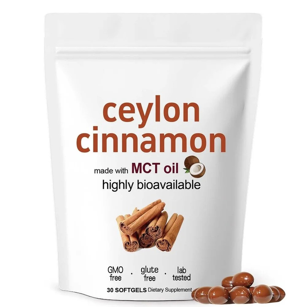 Ceylon Cinnamon Softgels 30 Count Natural Extract Digestive Wellness Support