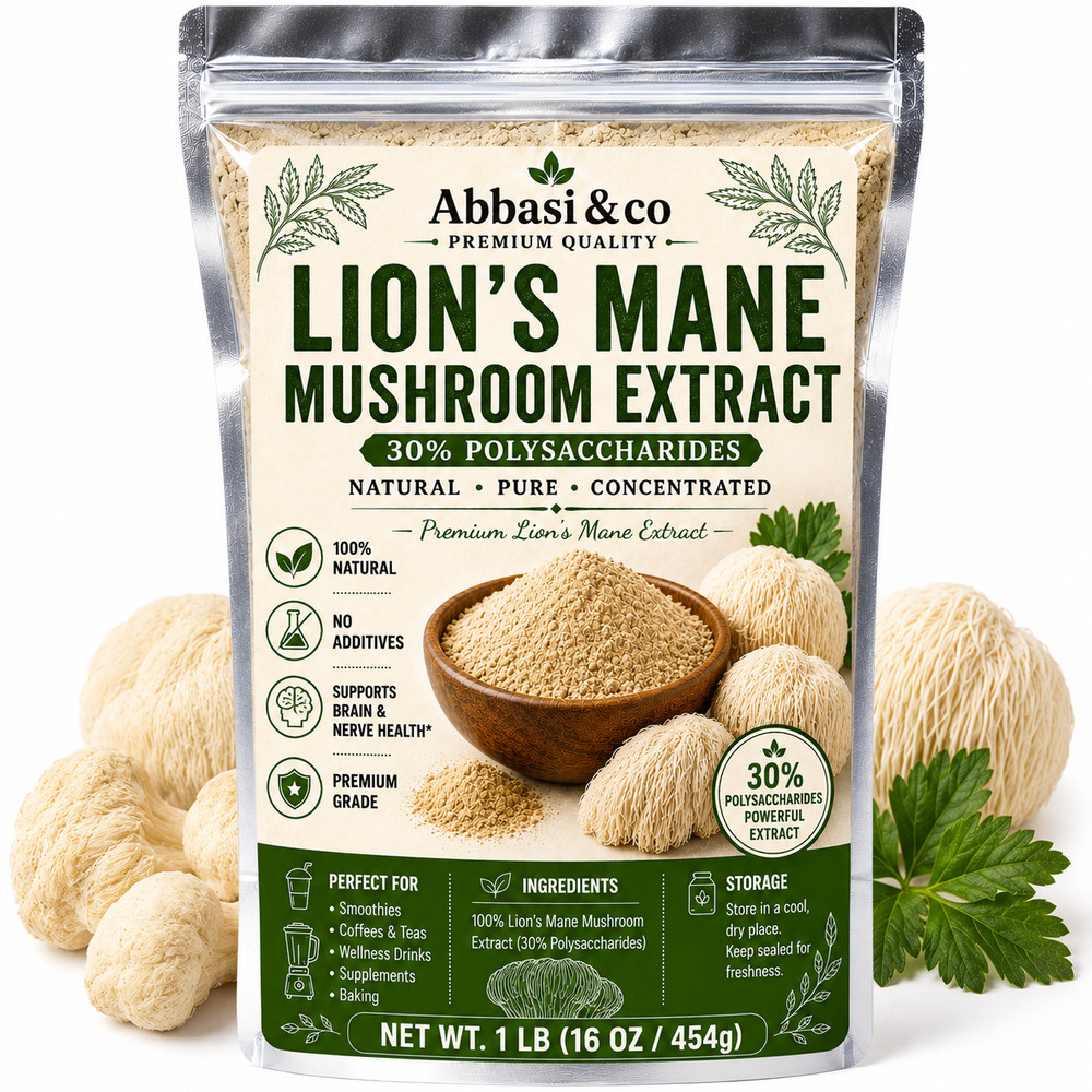 Lion’s Mane Mushroom Extract 30% Polysaccharides Natural Pure Concentrated Pure