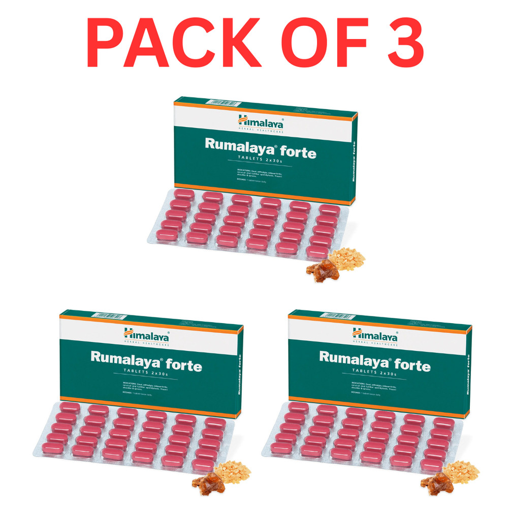 3 x Himalaya RUMALAYA FORTE 60Tab For Bone Health FREE SHIPPING