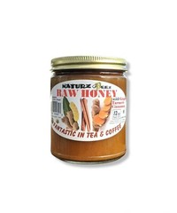 GINGER TURMERIC CINNAMON RAW HONEY 12oz 340g 100% PURE HONEY