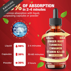 11in1 Ginger Root Liquid for Support Immune & Digestion 1 Fl Oz (Pack of 1)