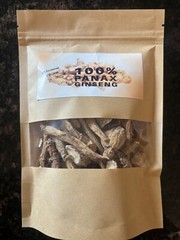 2024 ginseng- 100% Pure Wisconsin American Ginseng Dry Root – 4 oz