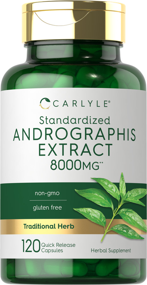 Andrographis Paniculata | 8000 mg | 90 Capsules | Non-GMO | by Carlyle