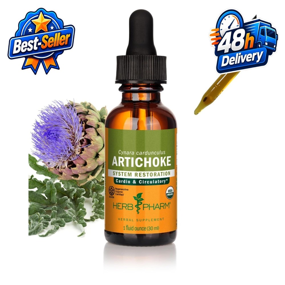Herb Pharm Artichoke Liquid Extract 1 oz | Vegan & Gluten-Free