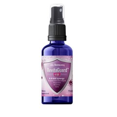 RevitaGuard Kids Nano Silver Herbal Throat Spray 1 oz Glass Bottle 73 servings!