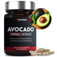 AVOCADO Fruit 15″1 Extract Powder 10000mg Capsules – 120 Capsules