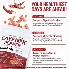 Cayenne Pepper Softgels Supplement, 240 Count (Pack of 1)