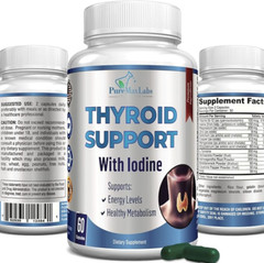 Tiroides Apoyo Pastillas Naturales Ayuda Natural Recomendada Para La Tiroides