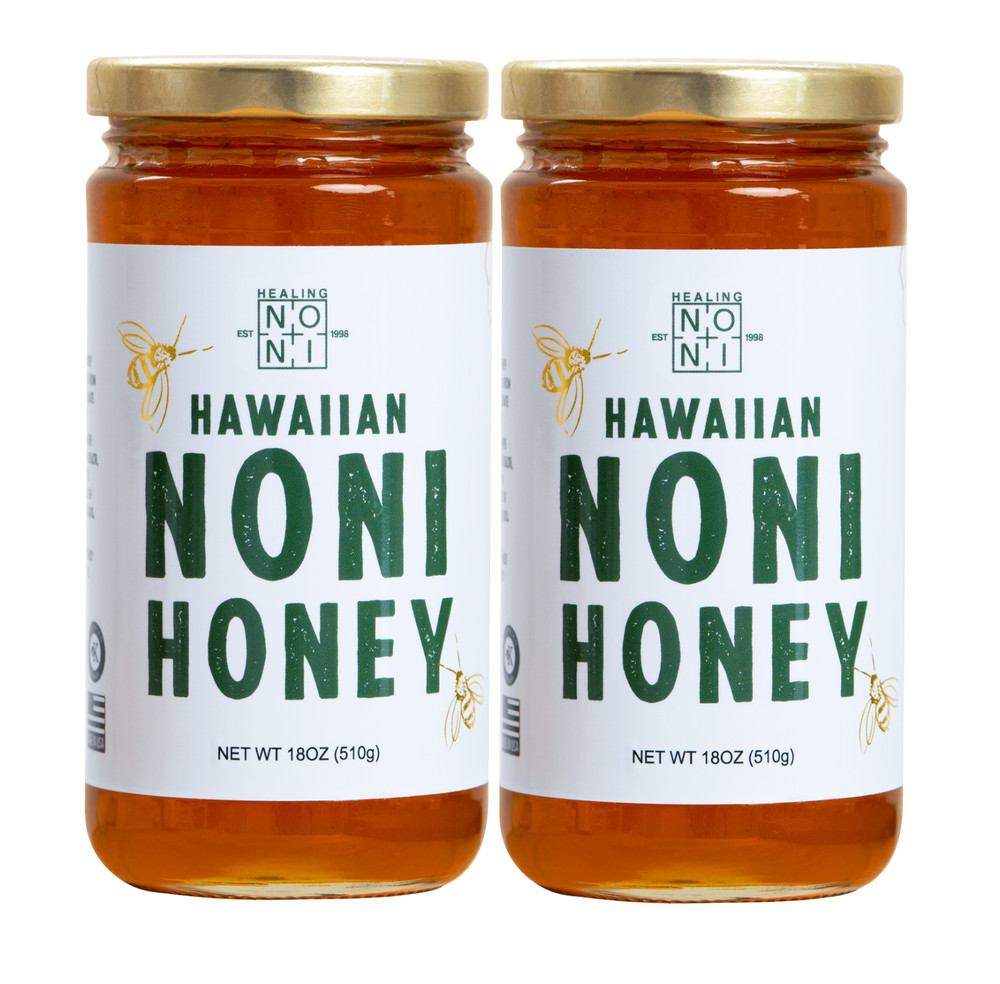 Healing Noni ® Hawaiian Noni Honey – 18oz Jar x 2