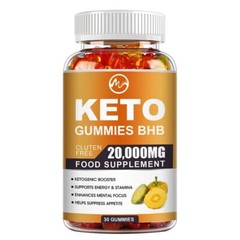 Keto ACV Gummies – 20000 MG BHB Weight Loss Fat Burner Appetite Suppressant