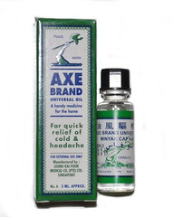 Axe Brand Universal Oil 3ml (PACK OF 3) Quick Fast Relief Cold and Headache