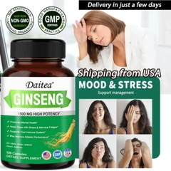 Ginseng + Ginkgo Biloba for Mental Health,Support Athletic Performance