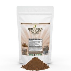 Mushroom Complex Powder Premium Formula 50% Polysaccharides Bioperine 100G